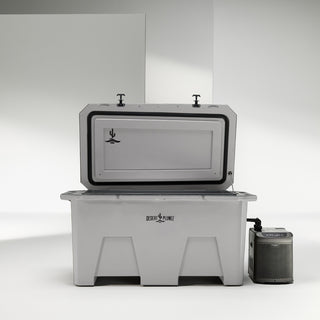 The Desert Plunge Exclusive Cold Plunge Tub - 1/4 horsepower - Gray