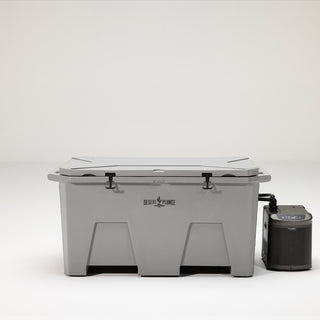 The Desert Plunge Exclusive Cold Plunge Tub - 1/4 horsepower - Gray