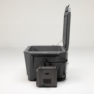 The Wide Grizzly 450 Cold Plunge Tub - 1/4 Horsepower - Stealth Gray