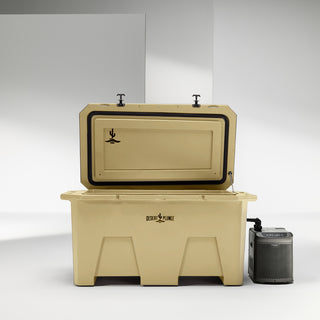The Desert Plunge Exclusive Cold Plunge Tub - 1/4 horsepower -  Tan