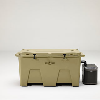 The Desert Plunge Exclusive Cold Plunge Tub - 1/4 horsepower -  Tan