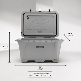 The Desert Plunge Wide Cold Plunge Tub - Tub Only-Chiller Ready