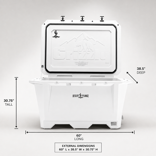 The Desert Plunge Wide Cold Plunge Tub - Tub Only-Chiller Ready