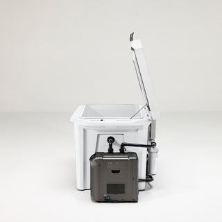 The Desert Plunge Exclusive Cold Plunge Tub - 1/4 horsepower - White