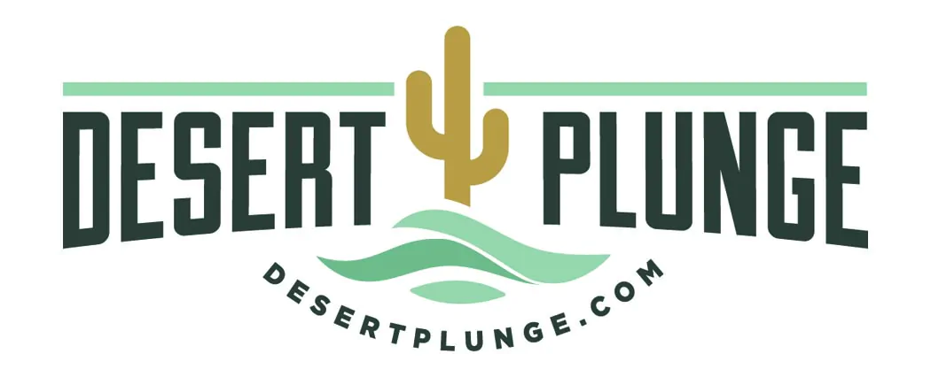 Desert Plunge Cold Plunges logo as shown in the footer of the site
